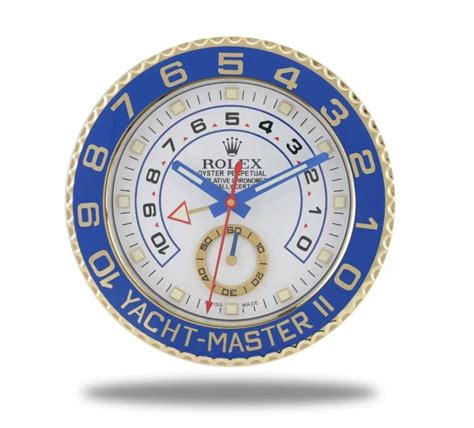 cheap rolex wall clock uk|rolex yacht master wall clock.